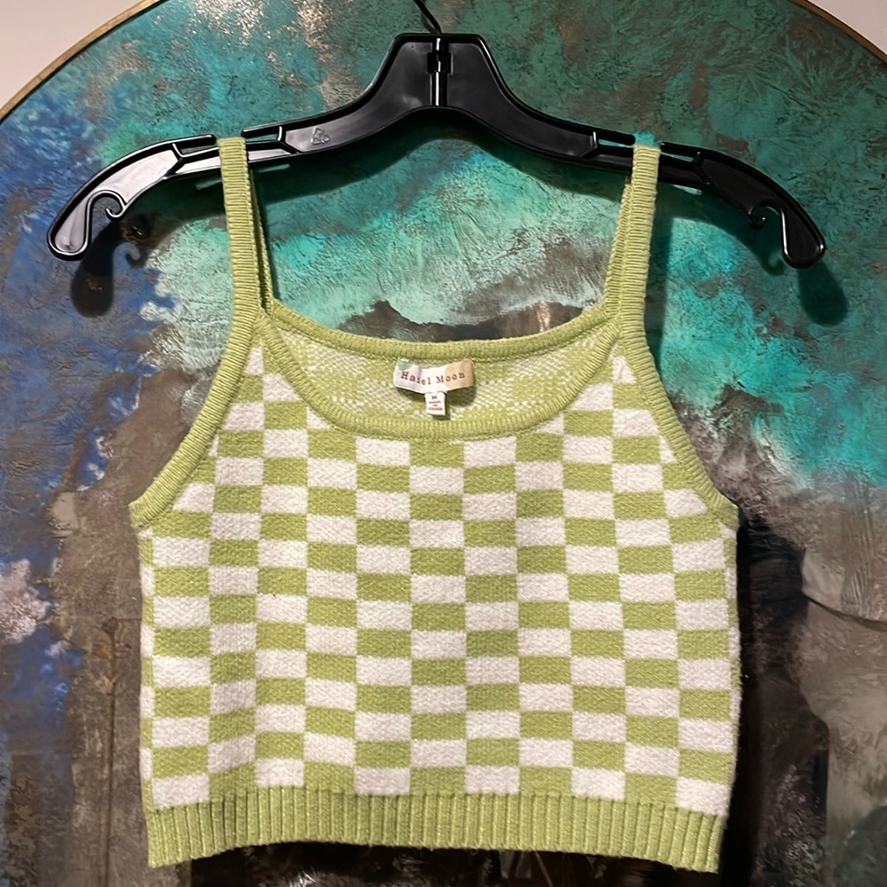 Urban outfitters cropped sweater tank